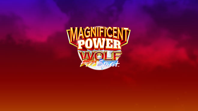 Magnificient Power Wolf Fire Spirit
